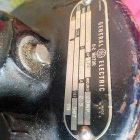 5bc44ab1d Ge Electric Motor Vintage 1/4 Hp. Rpm -1725 115volt Timing -continuous