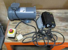 5bpa56rag8 Ge General Electric Dc Motor 1 Hp 90v Dart Variable Speed Controller