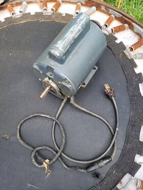 5k35kn166 Ge Working Double Shaft General Electric A-c Motor 115 Volt 1/2 Hp 3450rpm 7amp