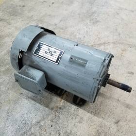 5k49zn4233 Ge 2hp 1725 Rpm Frame 145tz Double Shaft Motor. - Used