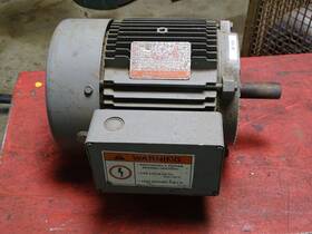 5kc182al302b Ge 1hp Electric Motor 115/230v 1ph 1130rpm Fr 182t