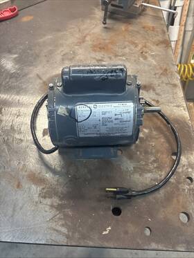 5kc33fn101 Ge General Electric Motor 1/6hp 115v 60hz 1 Ph 1725 Rpm 48 Frame