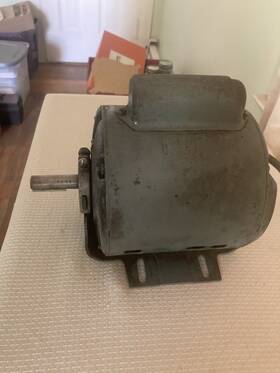 5kc42jg1ax Ge General Electric 1/3 Hp Motor 1725 Rpm 115v 1/2 Inch Shaft
