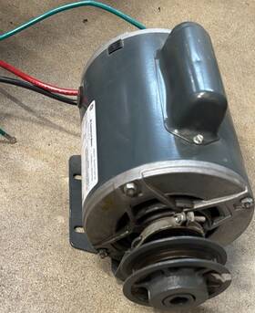 5kc46mn0214x Ge 3/4hp Single Phase Ac Motor 208-230v 1725rpm 60hz Fr56 Tested