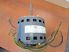 5kcp39jg Ge F305s 1/3 Hp Blower Motor 460 Vac 1 1075 Rpm Amp 1/2 X 4 Inch
