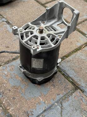 5kcr49tn2430x Ge Air Compressor Motor 1hp 120v 3450rpm 15a Single Phase-working