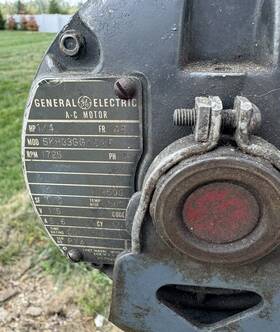 5kh33gg106 Ge Vintage General Electric Ac Motor 1/4hp 1725 Rpm 5kh33gg Tested
