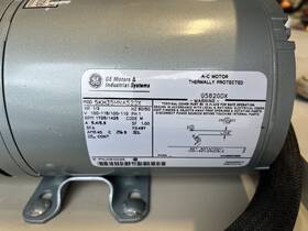 0523-u37-g582gdx Ge 5kh35hna522x Vacuum Pump With Motor Gast Good Condition