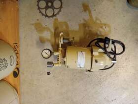 Ge 5kh35kg 993 G.e. 1/3 Hp Electric Motor With Vaccum Compressor Vac-u-vestor Power Mixer Vintage
