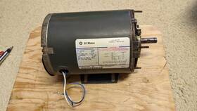 5kh36pn242gt Ge Motors 1/3-1/9 Hp Split Phase Teao Motor Fr48 For Parts/rebuild