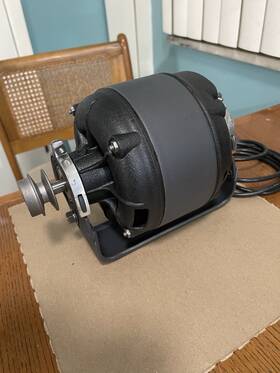 5kh43ab1229a Ge Vintage 1/12hp Electric Motor Restored