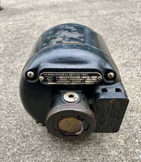 5kh45ab1738 Ge Vintage General Electric Ac Motor Model 1/4 Hp Untested