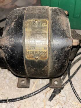 726435 Ge Single Phase Ac Motor General Electric