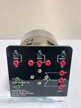 5mj35cb35a Ge General Electric 3 Phase 4 Pole 1600 Rpm Selsyn Wound Rotor Motor