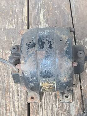 200001 General Electric Co. A.c. Motor Model 20001 110v 1 Phase 1/6 Hp Tested