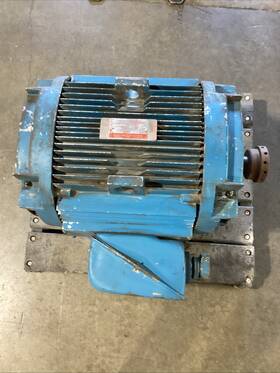 5k365al215d General Electric 75hp Ac Motor 3ph 230/460v 365ts Frame