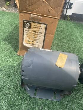 5kc38rn4 General Electric Old Stock Ge 3/4 Hp Capacitor Start Motor 1725 Rpm