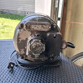 General Electric 5kh45ab835gx Vintage 1940s 1/4 Hp 1725 Rpm Ac Induction Motor 115v