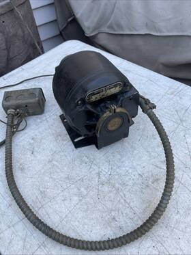 5kh45kb521 General Electric Vintage Motor - 1/3 Hp 1725 Rpm Working Great