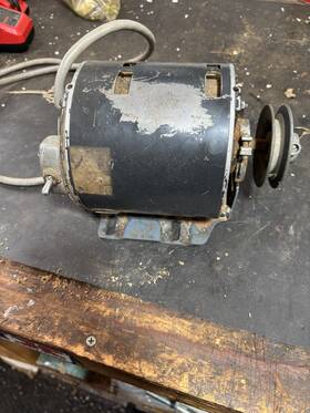 5xbg02lg General Electric Used Ac Fan Motor 115vac 1/4hp 1725 Rpm 1 Ph