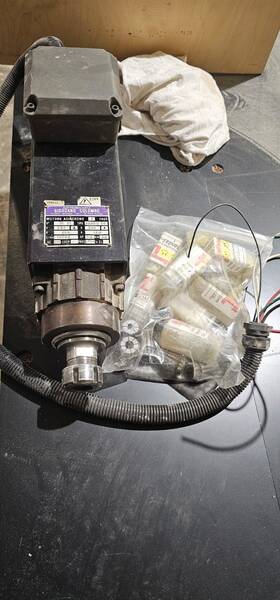 Rs90.2 Giordano Colombo Sb 7.5hp Three Phase Ac Motor 220v/380v 18000rpm