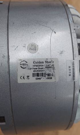 Hpm03kw-1.3-48t Golden Motor 3kw Dc Electric 48v Nominal Input