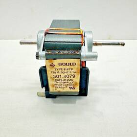 C87932-2mu Gould 301-4079 Fan Blower Ac Motor Type F-ftp 120v 60hz 2.1 Amp