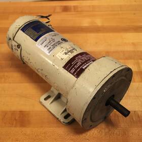 1750 Graham 6032 Dc Motor. Hp 3/4 Rpm Frame 56c. Volts 90dc Amps 7.0 - Used