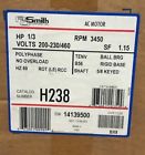 3450 H238 Century Motor Hp Rpm Ph Fr Tenv Rigid Base