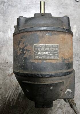 771173 Holtzer Cabot Electric Ac Motor Rare/early Continuous Duty
