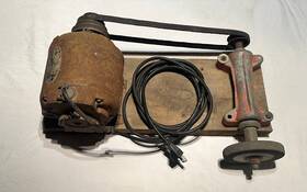 S-176xc1 Hunter Antique Electric Motor 1/6hp 1725rpm 115v Tested Working With Grinder