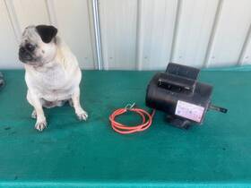 173894 Ingersoll Rand Air Compressor Motor 230v 3450 Rpm Hp Spl Shaft 5/8 Inch Usa