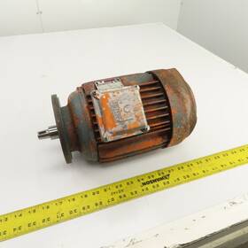 As90l2 Isgev 3cv Ac Electric Motor 3400rpm 460v 3ph 4.5a Tapered Shaft