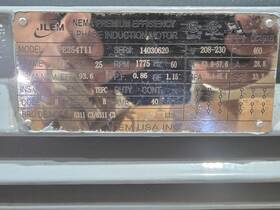 Pe254t11 Jlem 25hp 1800 284tc Tefc 230/460v