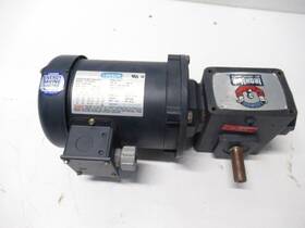 Bmq815-20-56-r Leeson 10091300 /bmq815-20-56-r Motor 1/2hp 1725rpm Frame Tefc Enclosure With Gear