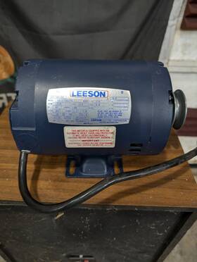 A4s17db17a Leeson 101191-00 1.5hp 1725rpm Single Phase Motor - Blue Usa 115v