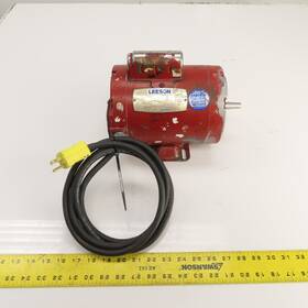 M6c17nb6b Leeson 110085-00 1/3hp Ac Electric Motor 1725rpm 115/208-230v 1ph E56 Frame