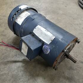 Frame-c56c Leeson 114160.00 Model-c6t17fc112c 3/4hp 1725rpm Motor. - Used
