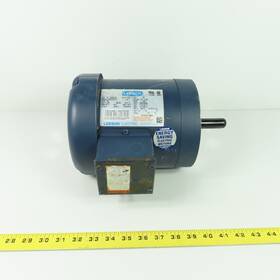 C6t34fc37d Leeson 114208.00 3/4hp Ac Electric Motor 3ph 230/460v 3450rpm 56j