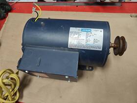 116511.00 Leeson 5hp 3450rpm 56h Dp 230v 1ph Motor Compressor Duty Grinder Diy
