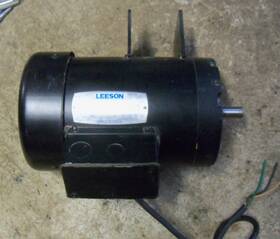 120925.00 Leeson Electric Motor 1.5 Hp 3450 Rpm 1 Ph 115 / 230 V Unisaw