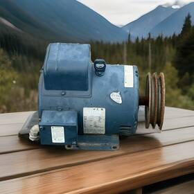 C184k17db31a Leeson 131537.00 5 Hp Single Phase 1740rpm Continous Duty Electric Motor