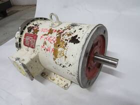 184t Leeson 5661 Induction Motor 5hp 1760rpm 6.1a Used