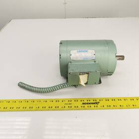 C145t17db1a Leeson 1.5hp Electric Motor 1740rpm 230/460v 3ph F145t Frame Tested