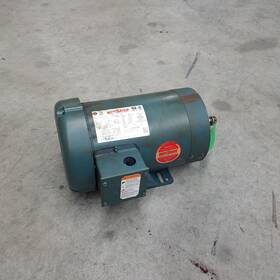 C145t17fk26e Leeson Wattsaver Motor 1-1/2hp 230/460vac 60hz 3ph. - Used