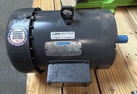 C184t17fb12c Leeson Leeseon Motor 5hp 1740rpm 208-230v F184t Frame Refurbished