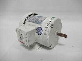 C6t34fb15e Leeson 1hp 0.75kw 3450rpm 575v 56 Tefc 3ph 1.3fla 60hz Used