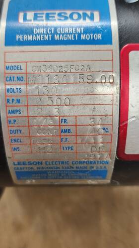 Cm34d25fc2c Leeson Dc Motor - Electrovert Machine Epk 400/f Solder Pump
