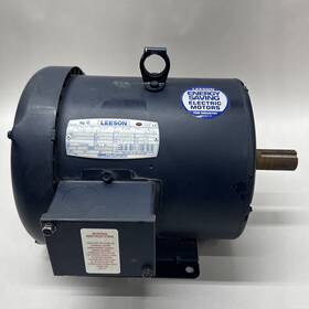 C182t34fb5a Leeson Electric G130099.00 3hp 3515rpm 182t Fr 3ph 208-230/460v Tefc Motor