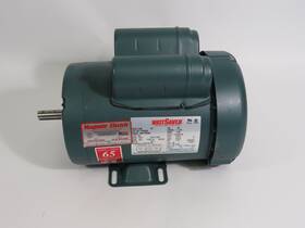 M6k17fb36g Leeson Electric Motor 1hp 0.75kw 115v 56fr Encl Tefc 1ph 60hz Used
